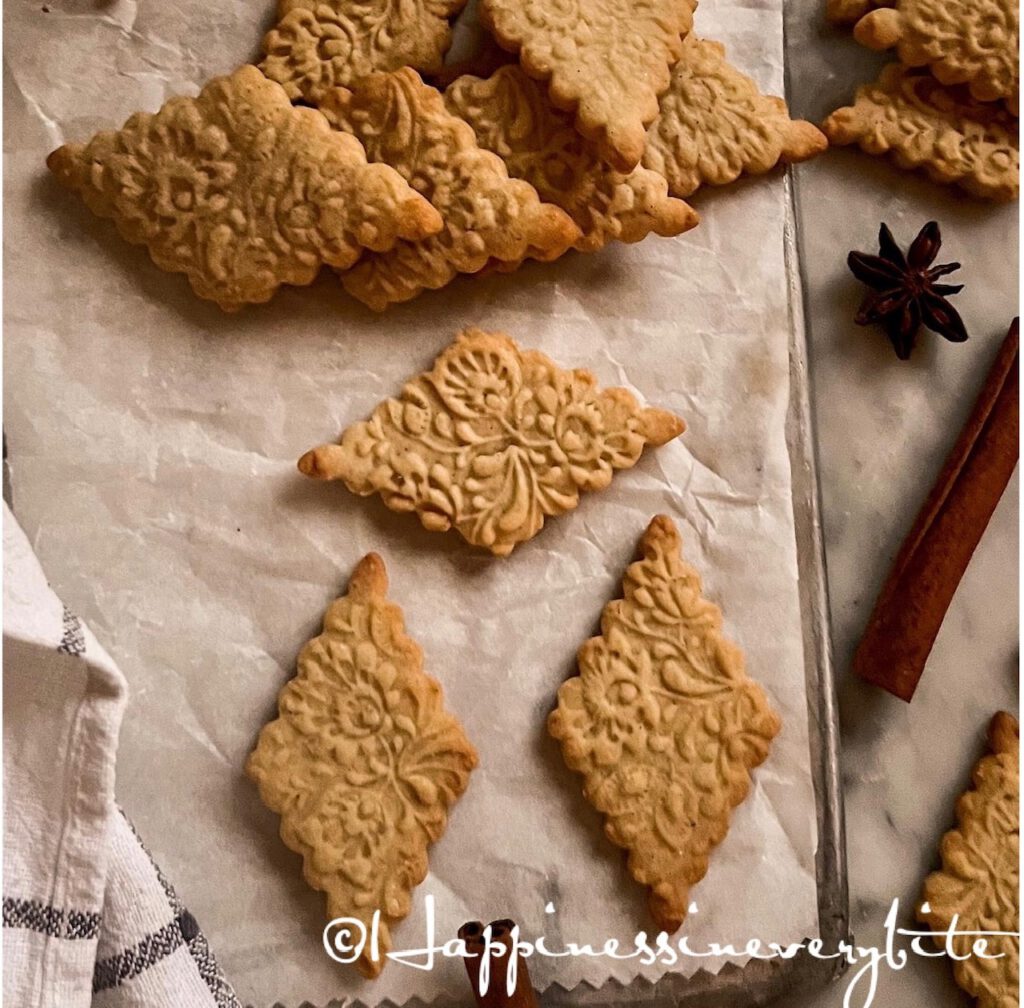 Spiced butter cookies