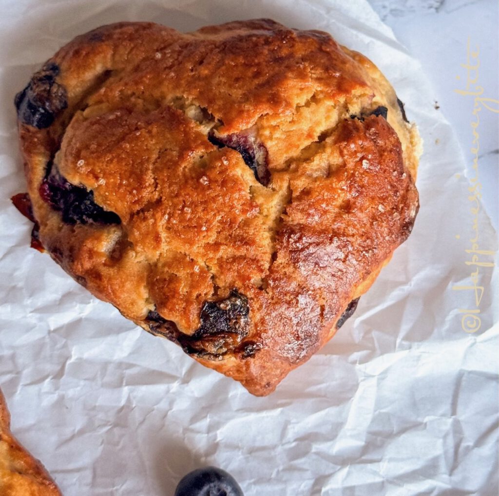 Sourdough Blueberry Scones